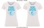 Damen T-Shirt rund Ausschnitt 2/3 Loch Stute für harte Reiter