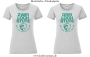 Damen T-Shirt rund Ausschnitt 2/3 Loch Stute für harte Reiter