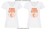 Damen T-Shirt mit V Ausschnitt 2/3 Loch Stute für harte Reiter