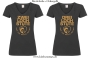 Damen T-Shirt mit V Ausschnitt 2/3 Loch Stute für harte Reiter