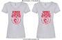 Damen T-Shirt mit V Ausschnitt 2/3 Loch Stute für harte Reiter
