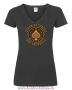 Damen T-Shirt mit V Ausschnitt Queen of Spades BBC Fuckdoll
