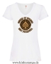 Damen T-Shirt mit V Ausschnitt Queen of Spades BBC Fuckdoll
