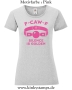 Damen T-Shirt rund Ausschnitt F-CAW-F silence is golden