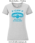 Damen T-Shirt rund Ausschnitt F-CAW-F silence is golden