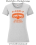 Damen T-Shirt rund Ausschnitt F-CAW-F silence is golden