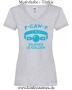 Damen T-Shirt mit V Ausschnitt F-CAW-F silence is golden