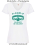 Damen T-Shirt mit V Ausschnitt F-CAW-F silence is golden