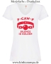 Damen T-Shirt mit V Ausschnitt F-CAW-F silence is golden
