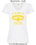 Damen T-Shirt mit V Ausschnitt F-CAW-F silence is golden