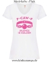 Damen T-Shirt mit V Ausschnitt F-CAW-F silence is golden