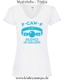 Damen T-Shirt mit V Ausschnitt F-CAW-F silence is golden