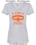 Damen T-Shirt mit V Ausschnitt F-CAW-F silence is golden