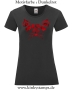 Damen T-Shirt rund Ausschnitt Meow Bitch
