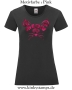 Damen T-Shirt rund Ausschnitt Meow Bitch