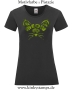 Damen T-Shirt rund Ausschnitt Meow Bitch