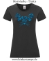 Damen T-Shirt rund Ausschnitt Meow Bitch