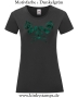 Damen T-Shirt rund Ausschnitt Meow Bitch