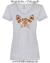 Damen T-Shirt mit V Ausschnitt Meow Bitch
