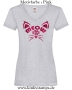 Damen T-Shirt mit V Ausschnitt Meow Bitch
