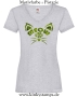 Damen T-Shirt mit V Ausschnitt Meow Bitch
