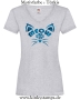 Damen T-Shirt mit V Ausschnitt Meow Bitch