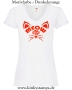 Damen T-Shirt mit V Ausschnitt Meow Bitch
