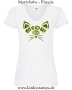 Damen T-Shirt mit V Ausschnitt Meow Bitch