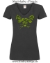 Damen T-Shirt mit V Ausschnitt Meow Bitch
