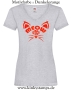 Damen T-Shirt mit V Ausschnitt Meow Bitch