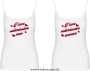 Damen Top mit Träger I love submissive men oder I love submissive women
