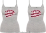 Damen Top mit Träger I love submissive men oder I love submissive women