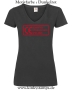 Damen T-Shirt mit V Ausschnitt CE Geprüftes Hochleistungs Spielzeug 