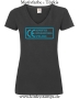 Damen T-Shirt mit V Ausschnitt CE Geprüftes Hochleistungs Spielzeug 