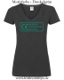 Damen T-Shirt mit V Ausschnitt CE Geprüftes Hochleistungs Spielzeug 