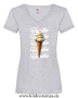 Damen T-Shirt mit V Ausschnitt No Vanilla