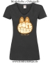 Damen T-Shirt mit V Ausschnitt Rope Bunny - tie me up
