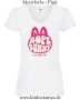 Damen T-Shirt mit V Ausschnitt Rope Bunny - tie me up