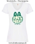 Damen T-Shirt mit V Ausschnitt Rope Bunny - tie me up