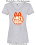 Damen T-Shirt mit V Ausschnitt Rope Bunny - tie me up