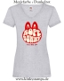 Damen T-Shirt mit V Ausschnitt Rope Bunny - tie me up