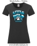 Damen T-Shirt mit rund Ausschnitt Little wild Fox - untamable