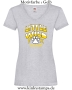 Damen T-Shirt mit V Ausschnitt Little wild Fox - untamable