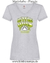 Damen T-Shirt mit V Ausschnitt Little wild Fox - untamable