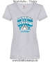 Damen T-Shirt mit V Ausschnitt Little wild Fox - untamable