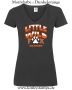Damen T-Shirt mit V Ausschnitt Little wild Fox - untamable