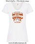 Damen T-Shirt mit V Ausschnitt Little wild Fox - untamable