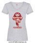 Damen T-Shirt mit V Ausschnitt Owned Superbitch - thank you Sir