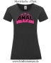 Damen T-Shirt mit rund Ausschnitt Anal Pro