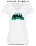 Damen T-Shirt mit V Ausschnitt Anal Pro